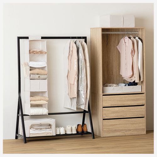 Housse De Rangement "groomy" Double Ouverture 50x35cm