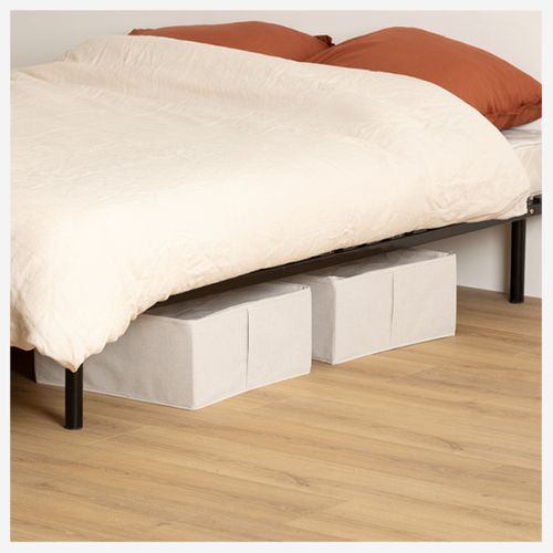 Housse De Rangement "groomy" Rigide Beige