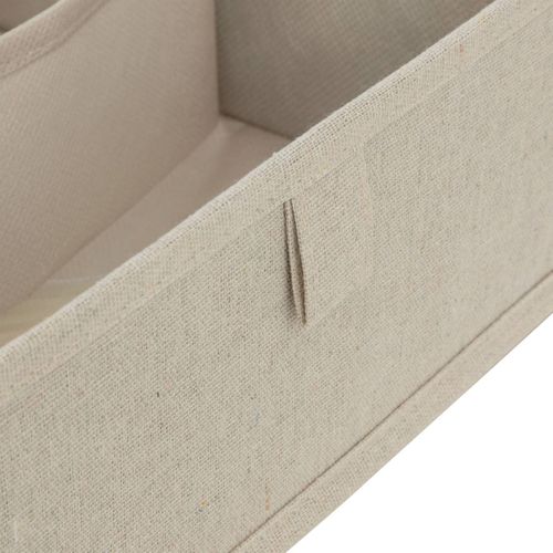 Rangement Tiroir "groomy" 2 Compartiments Beige 24x10,2cm