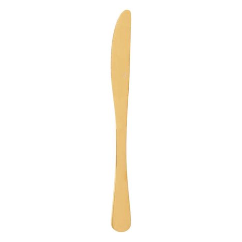 Lot De 2 Couteaux En Inox "gold" 22cm Or