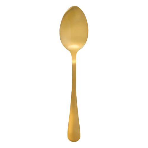 Lot De 4 Cuillères à Soupe En Inox "gold" 20cm Doré