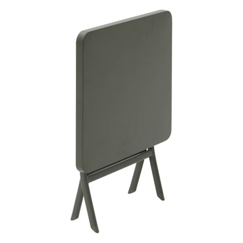 Table D'appoint De Jardin Carrée "greensboro" Café 40 X 40cm En Acier