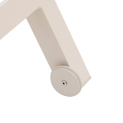 Transat En Aluminium Et Textaline Avec Roues Allure - Lin Et Argile