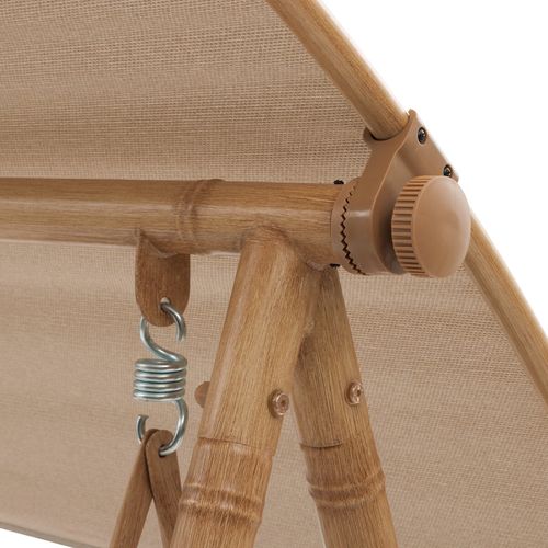 Balancelle Baroe 2 Places Effet Bois / Lin Hespéride