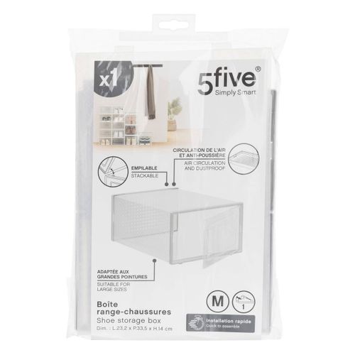 Boîte Range-chaussures "stak" M En Plastique