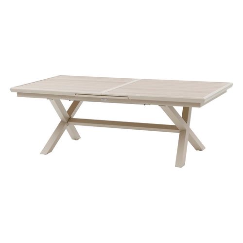 Table Extérieure Extensible 10p. Axiome Effet Bois Et Argile