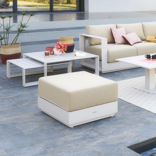 Pouf De Jardin En Aluminium Allure - Avoine