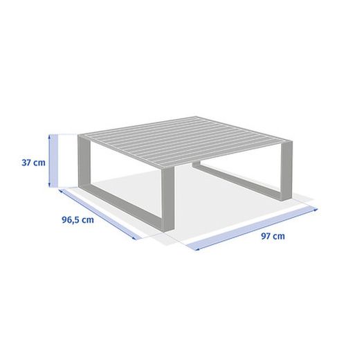 Table Basse De Jardin Carrée Allure - Avoine
