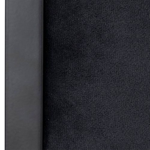 Chaise Pliante Carrée Velours Noir 5five