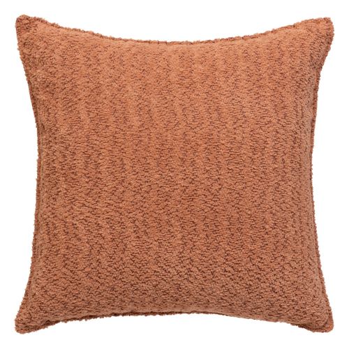 Coussin Décoratif Bouclette Terracotta 45 X 45 Cm