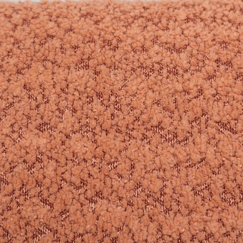 Coussin Décoratif Bouclette Terracotta 30 X 50 Cm
