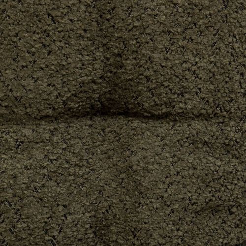 Galette De Chaise Soana Bouclette Vert Kaki 38x38cm