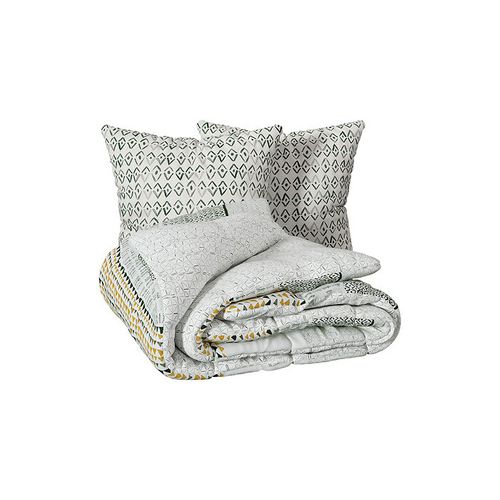 Parure Imprimée Aquar Vert 240x220cm