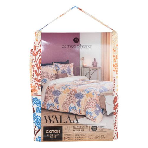 Parure Imprimée Walaa Beige 240x220cm