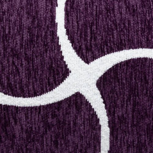 Housse De Coussin Jeni Chenille Violet 50x30cm
