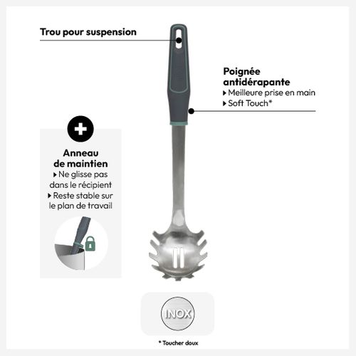 Cuillère à Pâtes "néo" En Inox