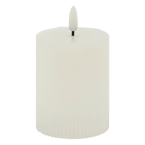 Assorti bougies LED H. 11,5 cm MINA Blanc