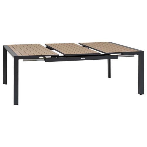 Table De Jardin Extensible Carrée Evasion Honey / Graphite