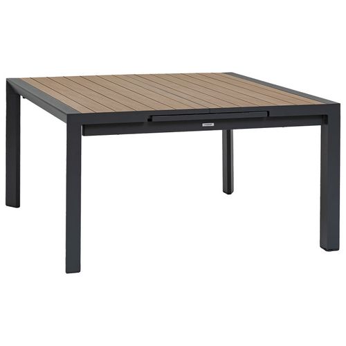 Table De Jardin Extensible Carrée Evasion Honey / Graphite