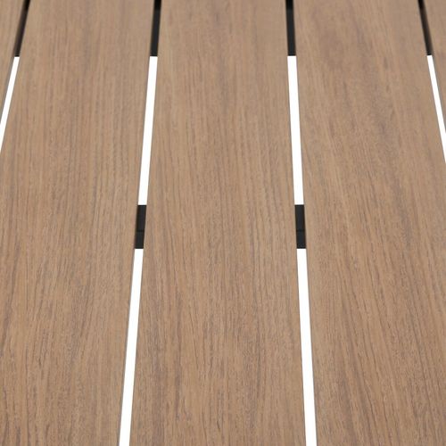 Table Fixe Carrée 2p Evasion Honey/graphite