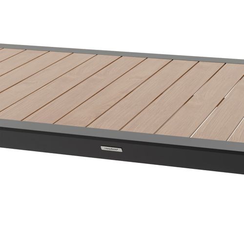 Table Fixe Carrée 8p Evasion Honey/graphite