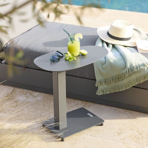 Table De Jardin D'appoint En Aluminium Venuzia - Graphite
