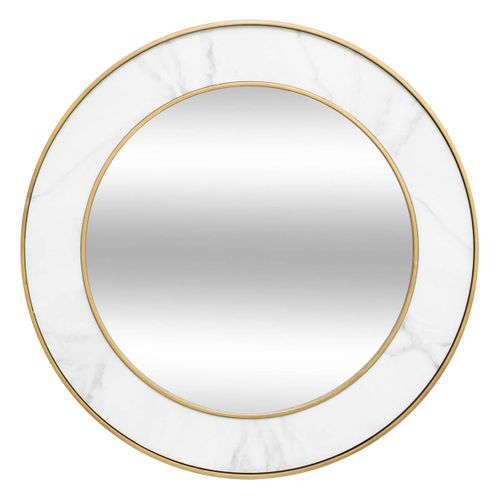 Miroir "alisha" Blanc D74cm
