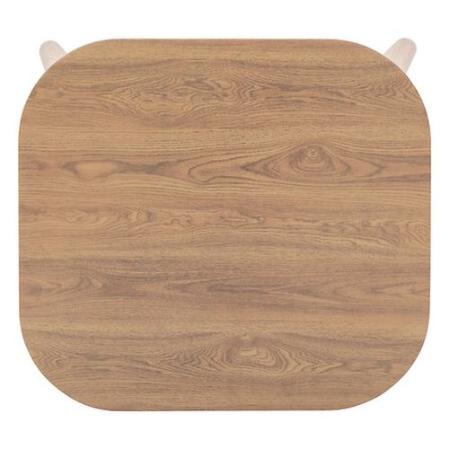 Table Basse De Jardin Rectangulaire En Aluminium Effet Bois Manissa - Marron