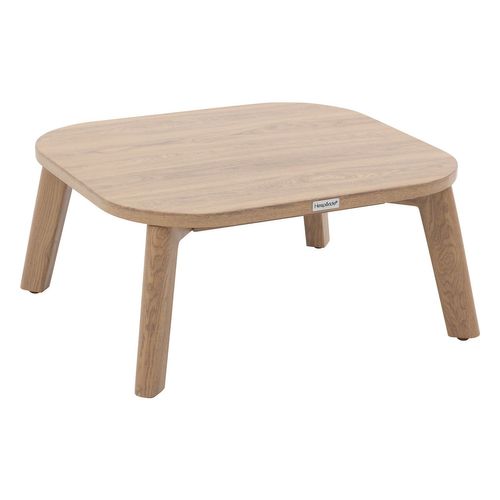 Table Basse De Jardin Rectangulaire En Aluminium Effet Bois Manissa - Marron