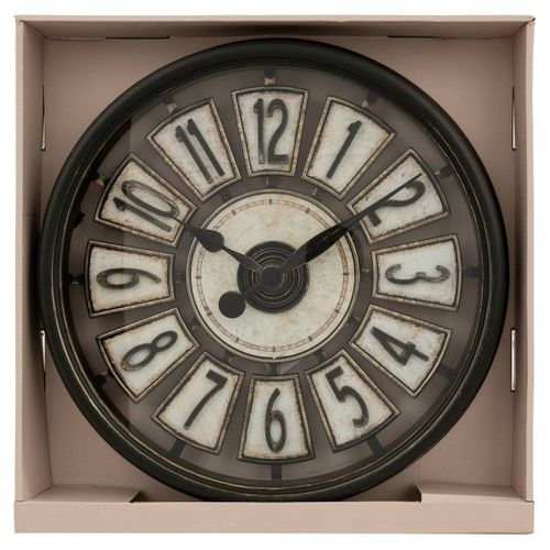 Horloge Davy Marron D39cm