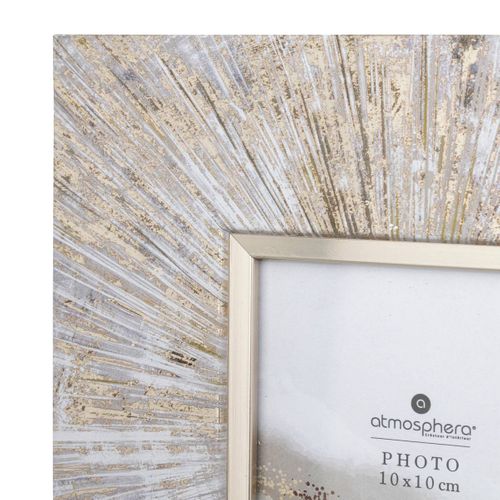 Cadre Photo Izzie Marron Doré 10x10cm