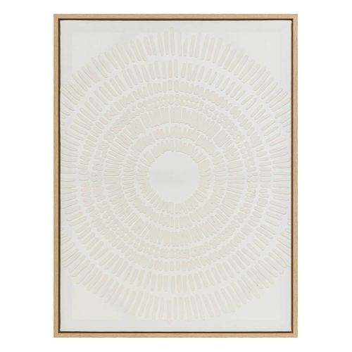 Déco mur 3D 60x80 cm KAYA Blanc