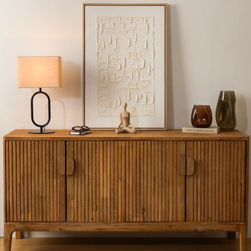 Décoration mur 3D 60x90 cm TALIMA Blanc