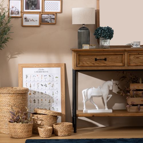 Lot De 9 Paniers Ronds Little Cottage Jonc D14/19/24/28/35cm