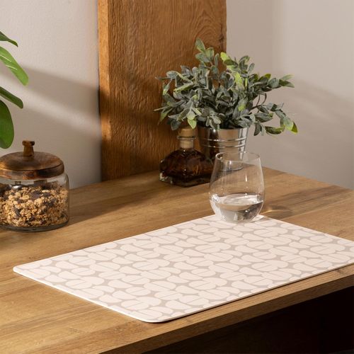 Set De Table Imprimé "fev" 30x45cm Gris