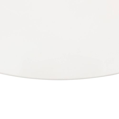 Table Basse De Jardin Ronde "olimio" Avoine 68 X 50cm En Aluminium