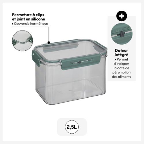 Boîte De Conservation "néo" 2,5l Hermétique