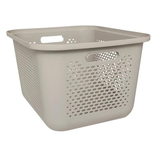 Panier "aera" 19,6l Avec Couvercle En Lin