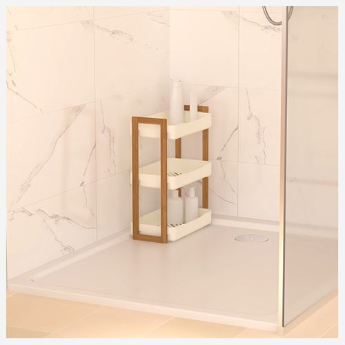 Etagère Petit Format 3 Niveaux Blanc Bambou Natureo 5five