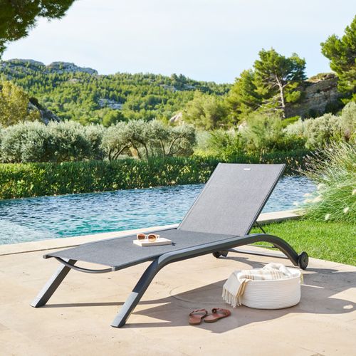 Transat Avec Roues Jimani Anthracite / Graphite