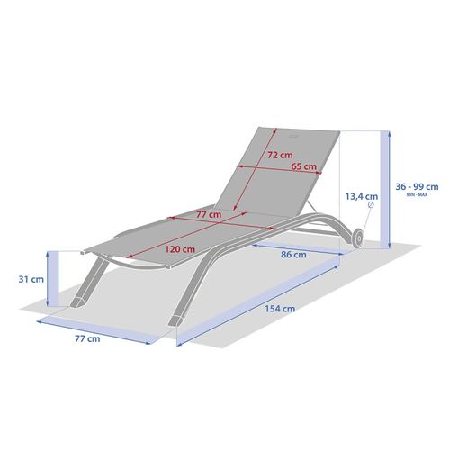 Transat Avec Roues Jimani Badiane / Argile Hespéride