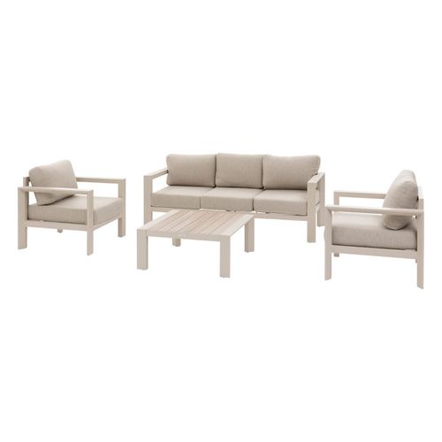 Salon Extérieur 5 Places Evasion Argile / Lin