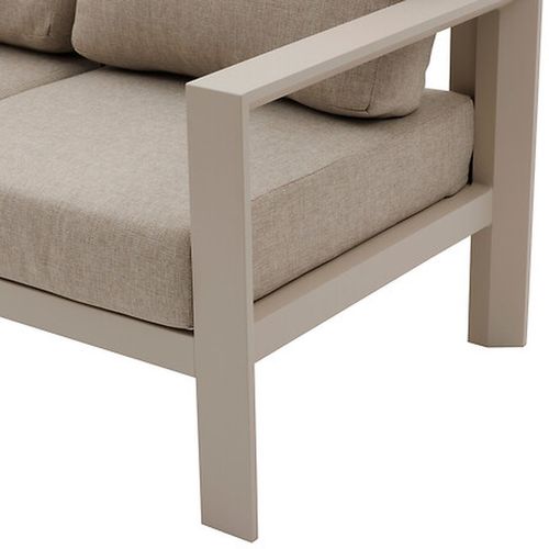 Canapé De Jardin En Aluminium 2 Places Evasion - Argile