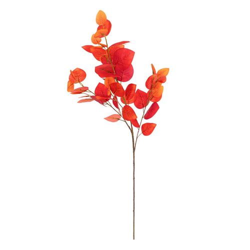 Tige Artificielle "eucalyptus" 92cm Rouge
