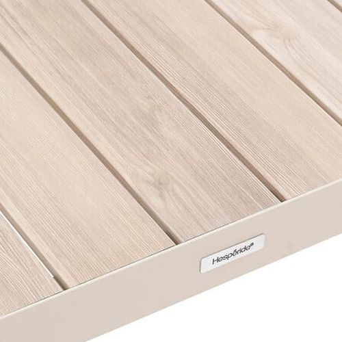 Table Basse De Jardin En Aluminium Effet Bois Evasion - Argile Et Lin