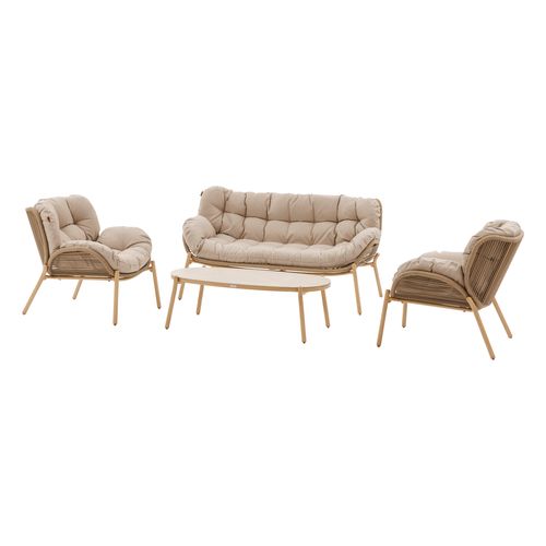 Salon De Jardin 5 Places Meloane Taupe