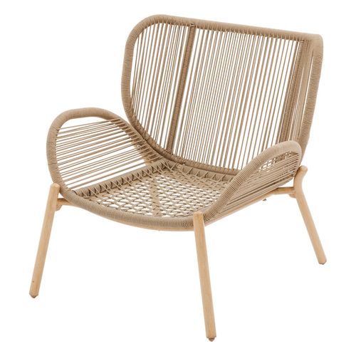 Fauteuil De Jardin 1 Place Meloane Taupe