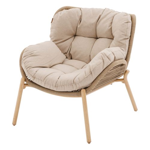 Fauteuil De Jardin 1 Place Meloane Taupe