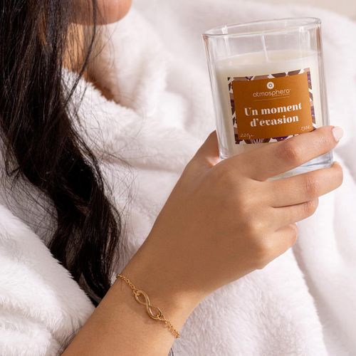 Bougie Parfumée Avec Bijou "mily" 220g Vanille