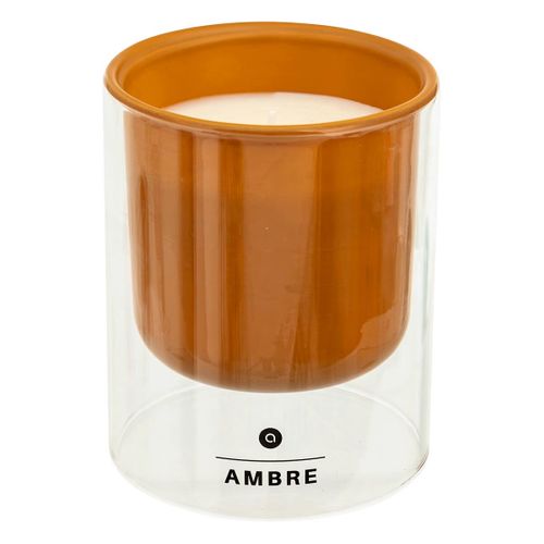 Bougie Parfumée En Verre "ilan" 220g Ambre
